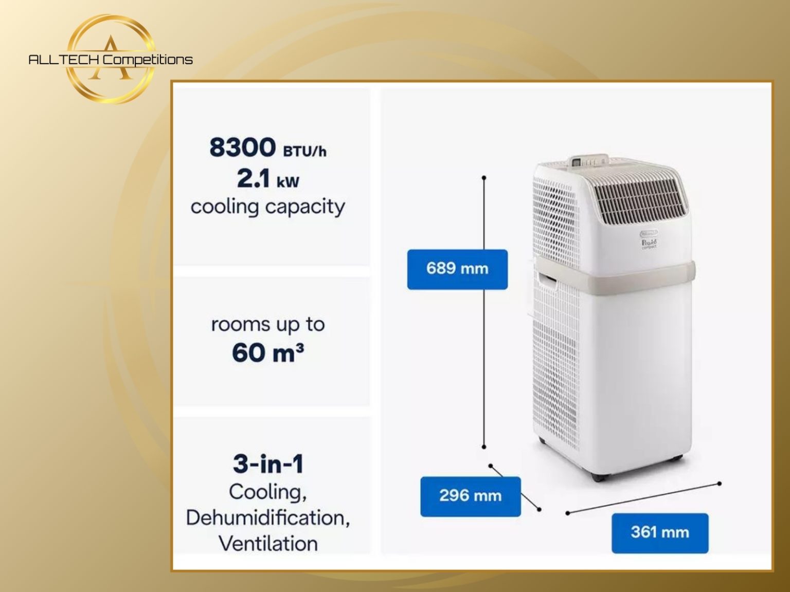 De’Longhi Air Conditioner ALLTECH Competitions