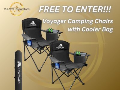 Voyager Camping Chairs with Cooler Bag