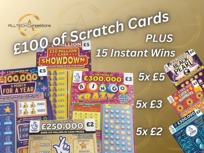 £100 Scratch Cards + Instant Wins