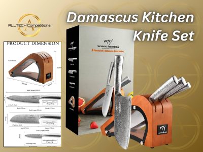 Damascus Knife Set